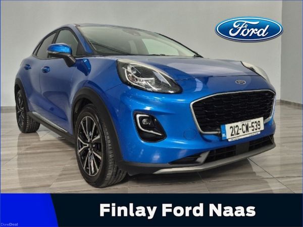Ford Puma MPV, Petrol Hybrid, 2021, Blue