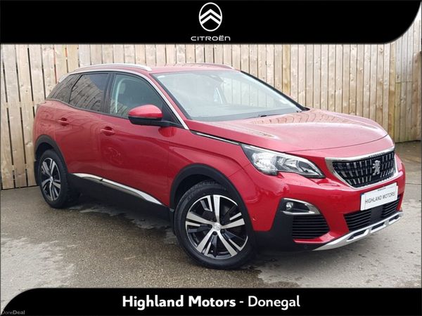 Peugeot 3008 Hatchback, Diesel, 2018, Red