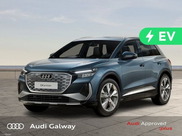 Audi Q4 e-tron SUV, Electric, 2023, Blue
