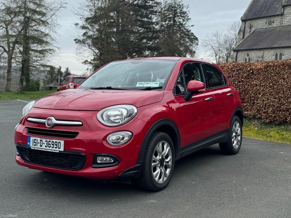 Fiat 500X SUV, Petrol, 2015, Red