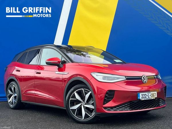 Volkswagen ID.4 Hatchback, Electric, 2022, Red
