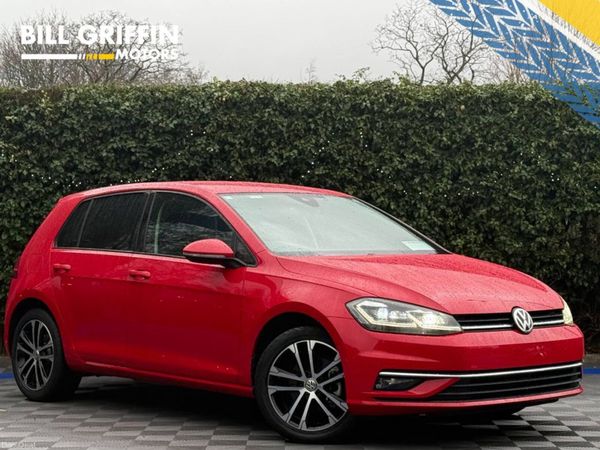 Volkswagen Golf Hatchback, Petrol, 2020, Red