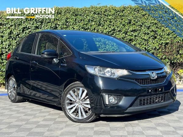 Honda Fit Hatchback, Petrol Hybrid, 2017, Black