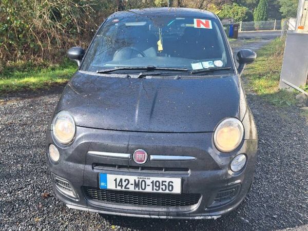 Fiat 500 Hatchback, Petrol, 2014, Black