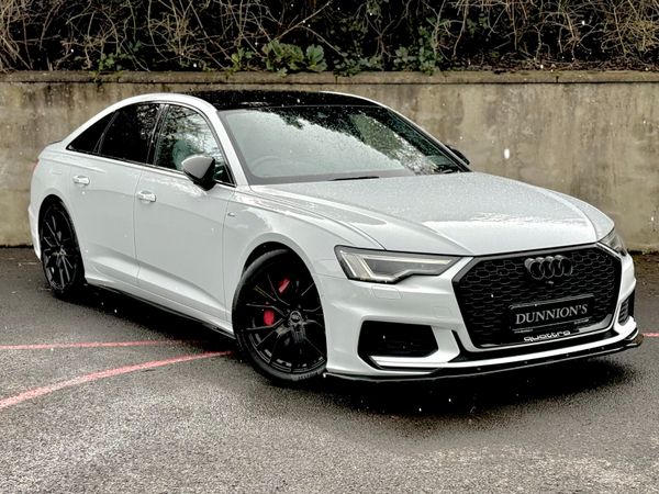 Audi A6 Saloon, Petrol Hybrid, 2021, White