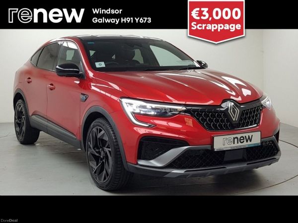 Renault Arkana Hatchback, Petrol, 2024, Red