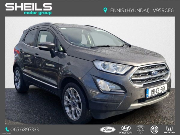 Ford EcoSport SUV, Petrol, 2019, Grey