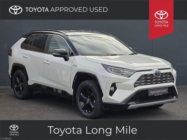Toyota RAV4 SUV, Petrol Hybrid, 2021, White