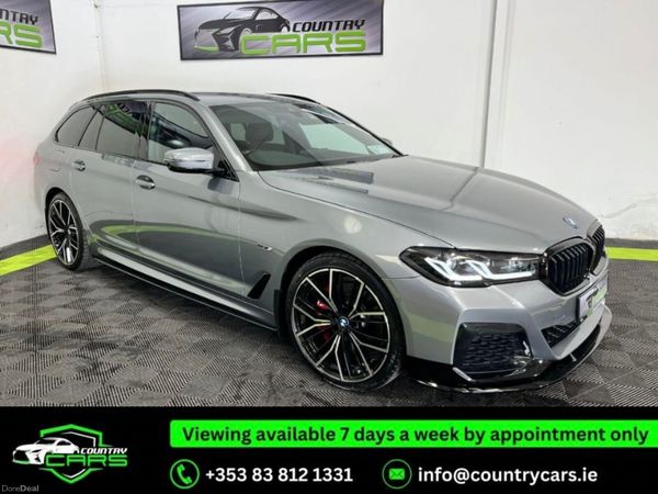 BMW 5-Series Estate, Petrol Plug-in Hybrid, 2023, Grey
