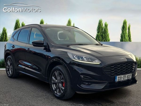 Ford Kuga SUV, Petrol Plug-in Hybrid, 2023, Black