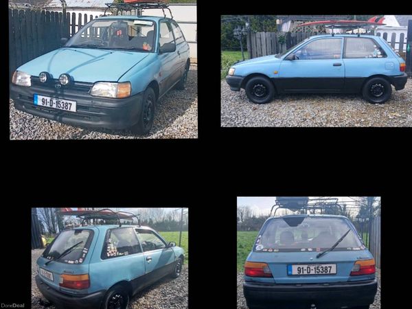 Toyota Starlet Hatchback, Petrol, 1991, Blue