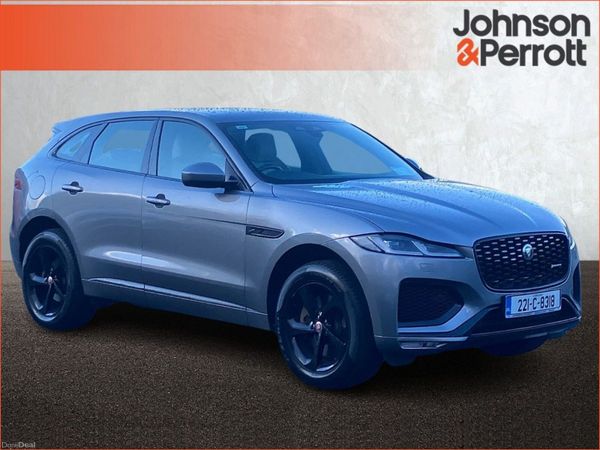 Jaguar F-Pace SUV, Petrol Plug-in Hybrid, 2022, Grey