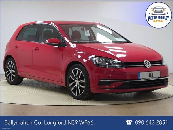 Volkswagen Golf Hatchback, Diesel, 2018, Red