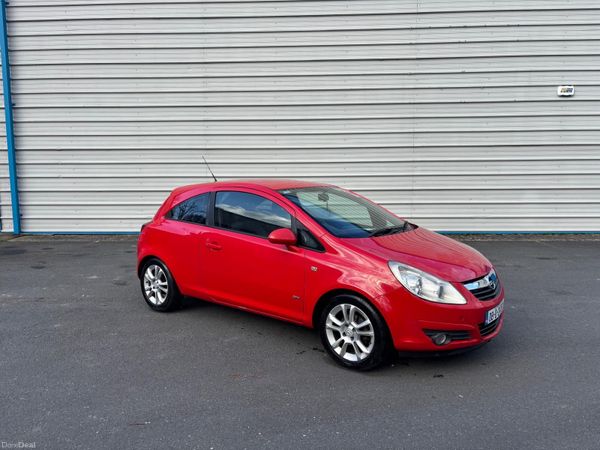 Opel Corsa Hatchback, Petrol, 2008, Red