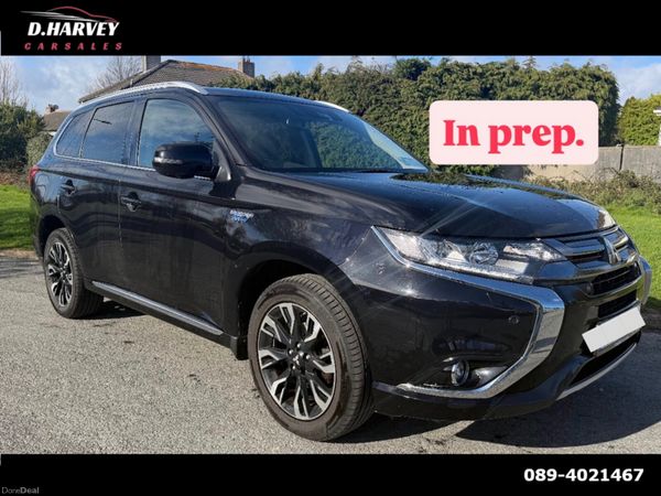 Mitsubishi Outlander SUV, Petrol Plug-in Hybrid, 2018, Black