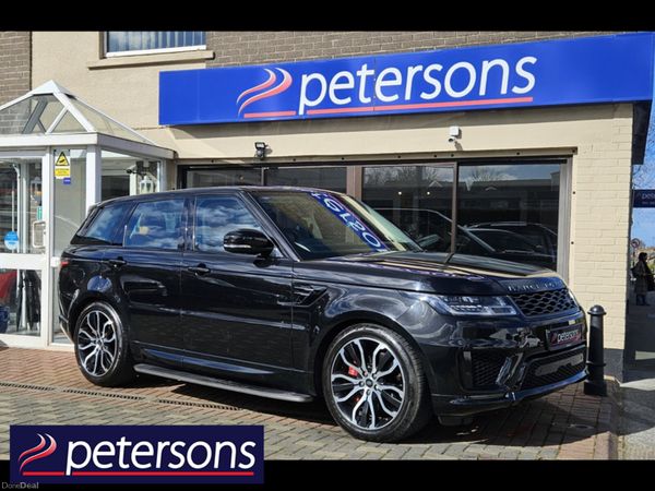 Land Rover Range Rover Sport Estate, Petrol Plug-in Hybrid, 2019, Black