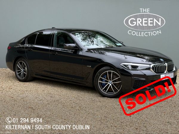 BMW 5-Series Saloon, Petrol Plug-in Hybrid, 2022, Black