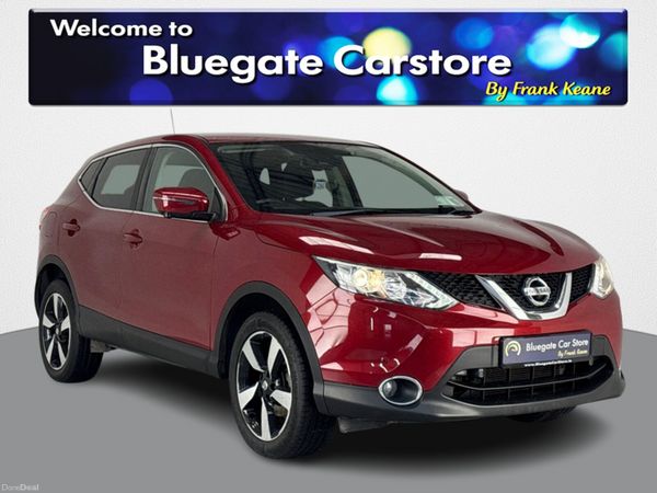 Nissan Qashqai Hatchback, Petrol, 2017, Red