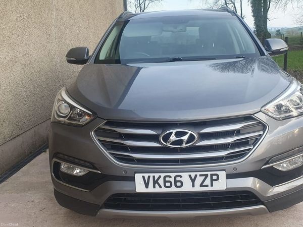 Hyundai Santa Fe SUV, Diesel, 2017, Silver