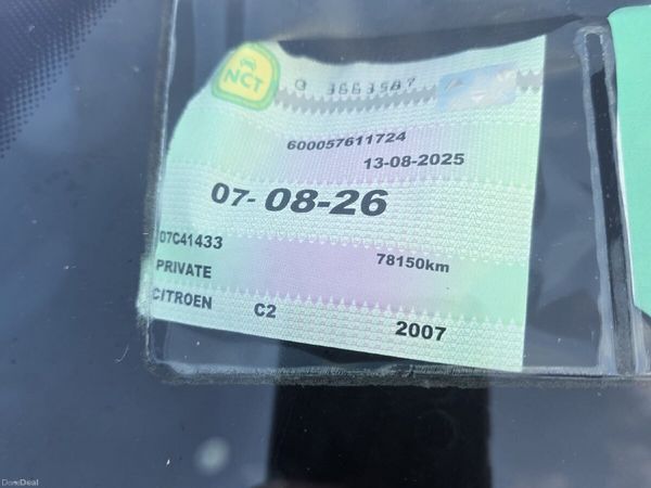 Citroen C2 Hatchback, Petrol, 2007, Silver