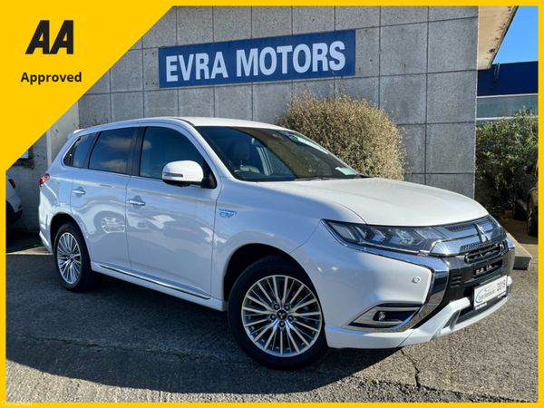 Mitsubishi Outlander SUV, Petrol Plug-in Hybrid, 2019, White