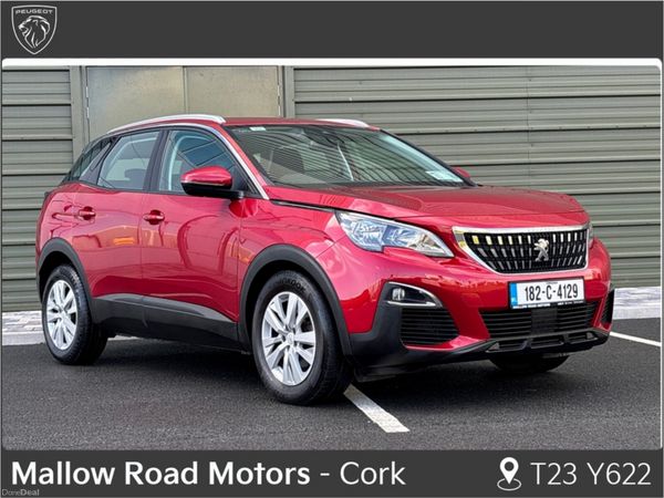 Peugeot 3008 MPV, Petrol, 2018, Red