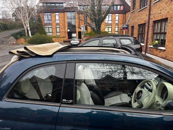 Fiat 500C Convertible, Petrol, 2013, Blue