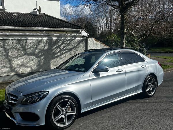 Mercedes-Benz C-Class Saloon, Petrol, 2015, Silver