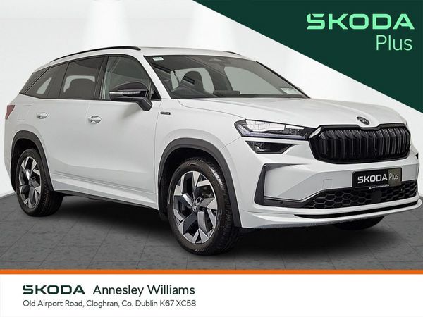 Skoda Kodiaq SUV, Petrol Plug-in Hybrid, 2026, White