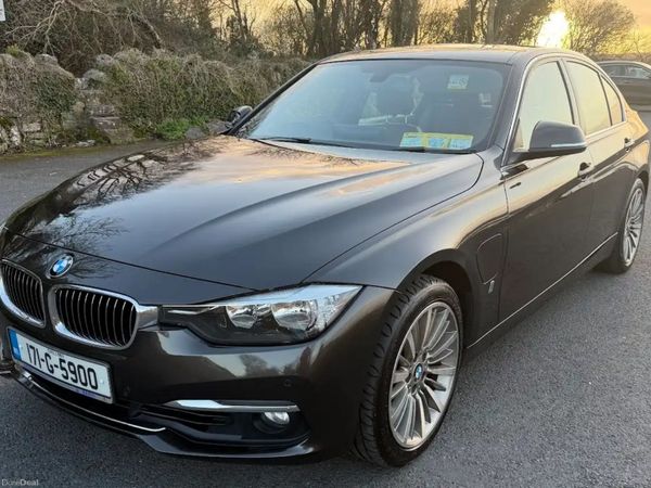 BMW 3-Series Saloon, Petrol Plug-in Hybrid, 2017, Brown