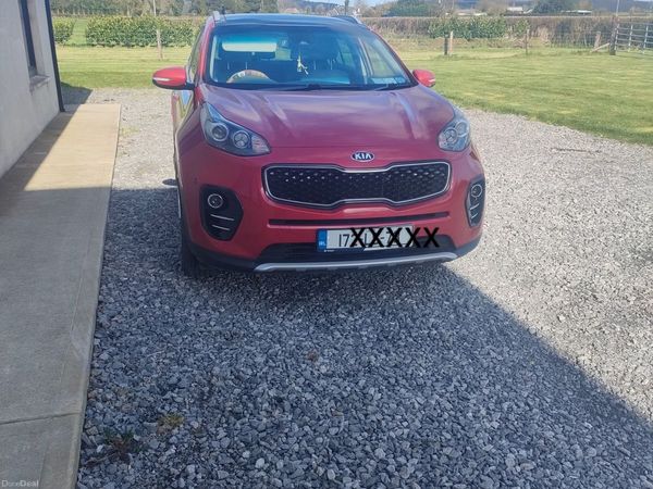 Kia Sportage SUV, Diesel, 2017, Red
