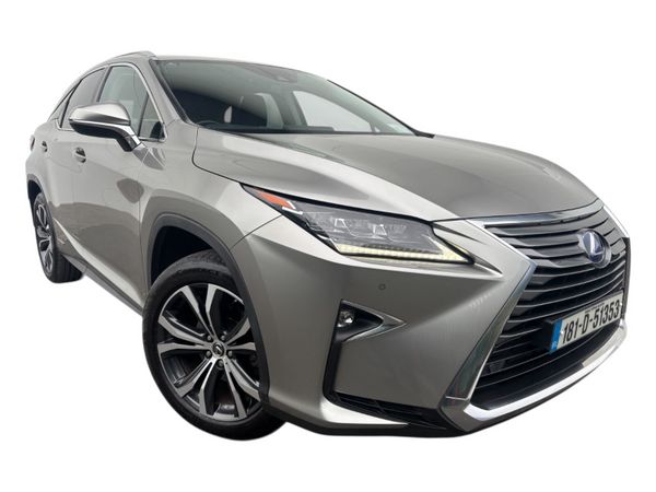 Lexus RX450H SUV, Petrol Hybrid, 2018, Silver
