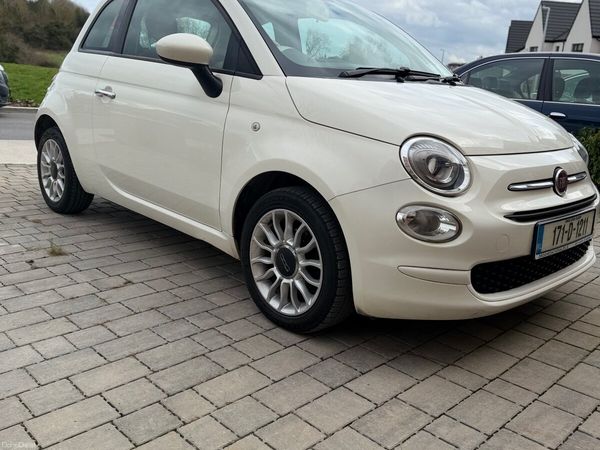 Fiat 500 Hatchback, Petrol, 2017, White