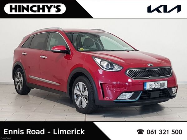Kia Niro SUV, Petrol Plug-in Hybrid, 2018, Red