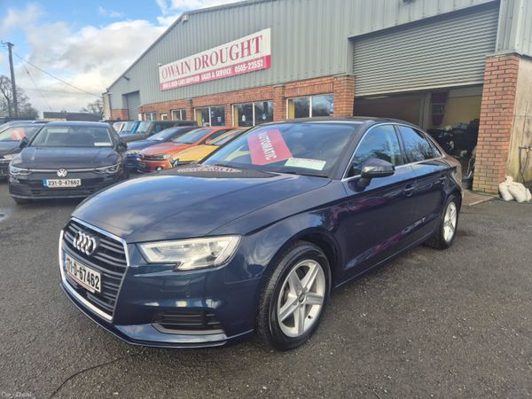 Audi A3 Saloon, Petrol, 2017, Blue