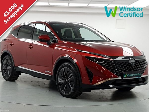 Nissan Qashqai MPV, Petrol Hybrid, 2025, Red