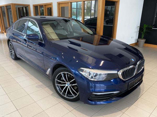 BMW 5-Series Saloon, Diesel, 2019, Blue