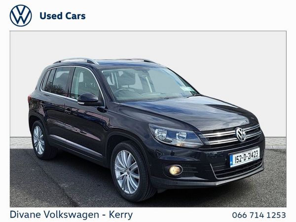 Volkswagen Tiguan SUV, Diesel, 2015, Black
