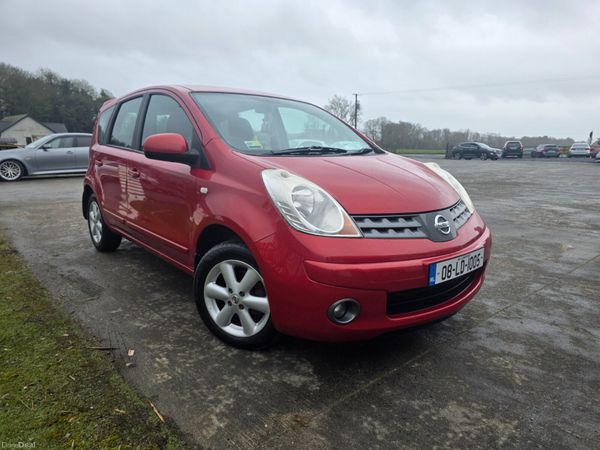 Nissan Note MPV, Petrol, 2008, Red