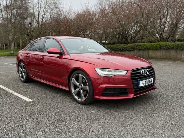 Audi A6 Saloon, Diesel, 2015, Red