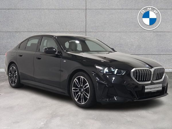BMW 5-Series Saloon, Petrol Plug-in Hybrid, 2025, Black