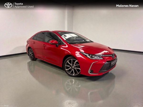 Toyota Corolla Saloon, Petrol Hybrid, 2023, Red