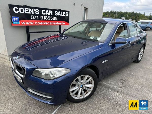 BMW 5-Series Saloon, Diesel, 2016, Blue