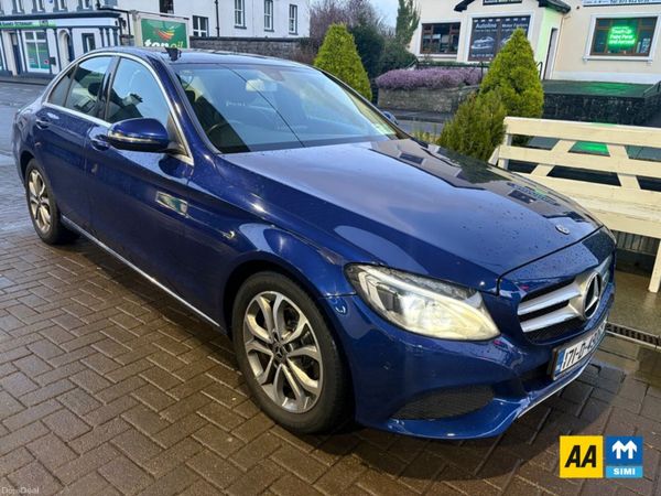 Mercedes-Benz C-Class Saloon, Diesel, 2017, Blue