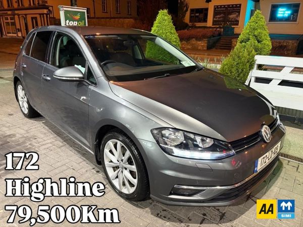 Volkswagen Golf Hatchback, Diesel, 2017, Grey
