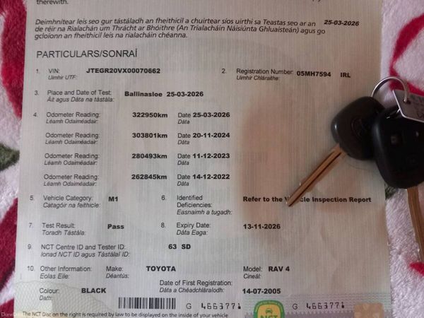 Toyota RAV4 SUV, Petrol, 2005, Black