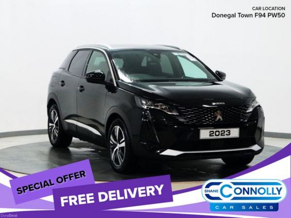 Peugeot 3008 SUV, Petrol Hybrid, 2023, Black