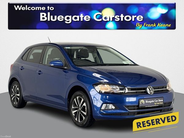 Volkswagen Polo Hatchback, Petrol, 2021, Blue