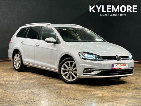 Volkswagen Golf Estate, Petrol, 2019, White