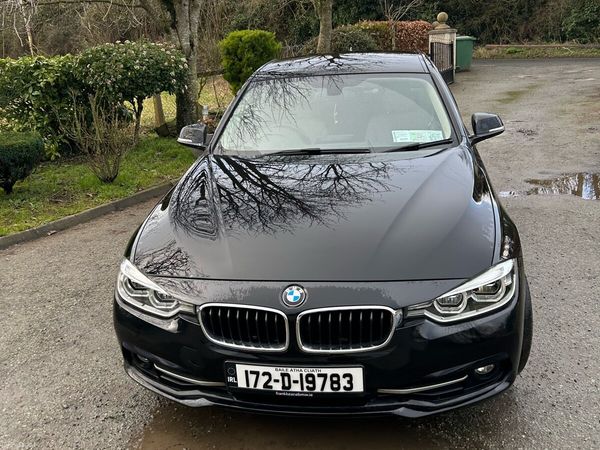 BMW 3-Series Saloon, Petrol, 2017, Black
